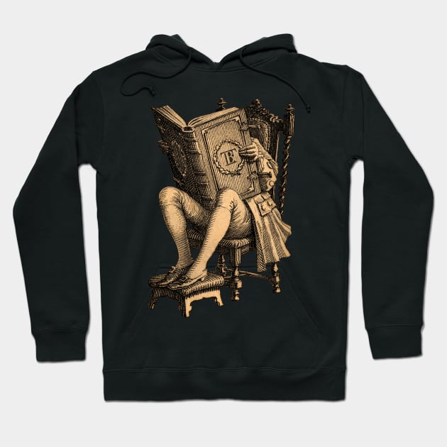 Ex LibrisThe Inveterate Reader Hoodie by bibliotee